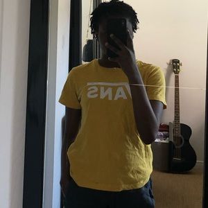 Yellow vans shirt